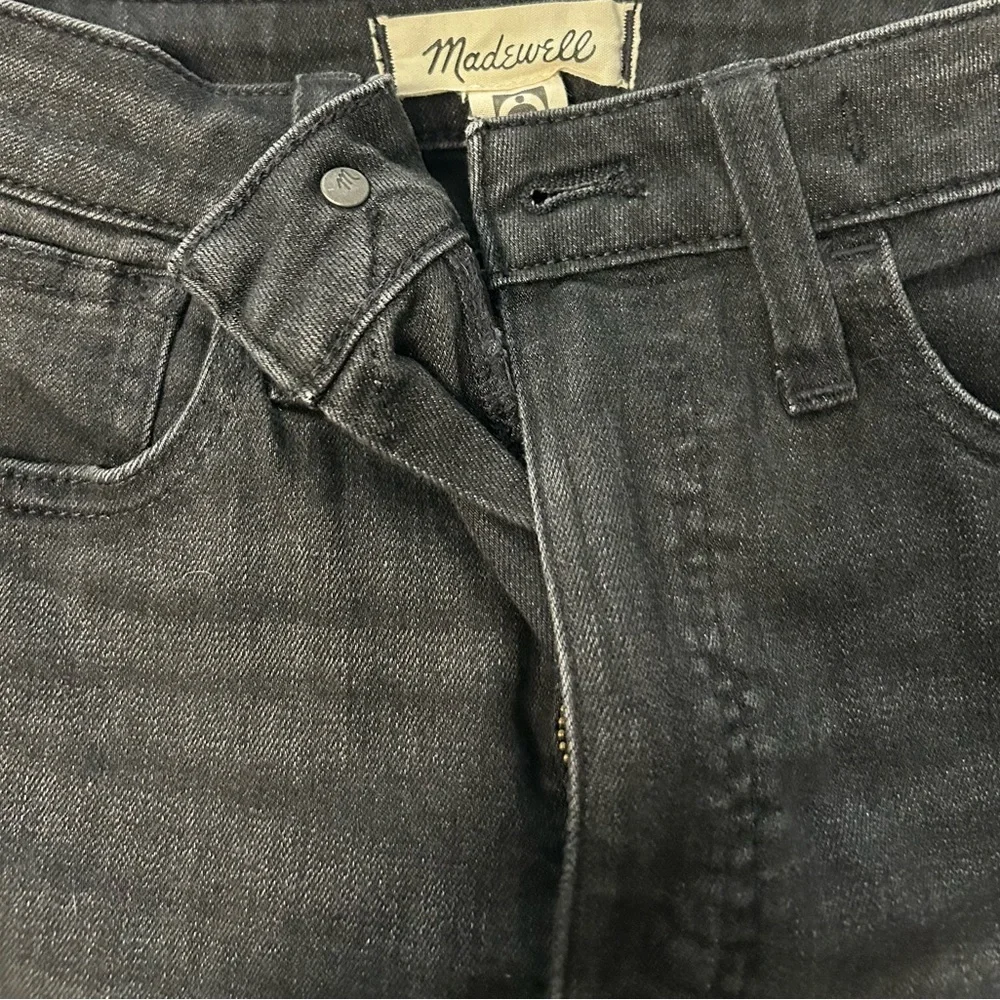 Madewell Charcoal Denim Pants - Picture 2 of 4